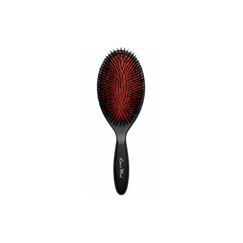 Brosse Ovale Hêtre Noire Soie de Sanglier