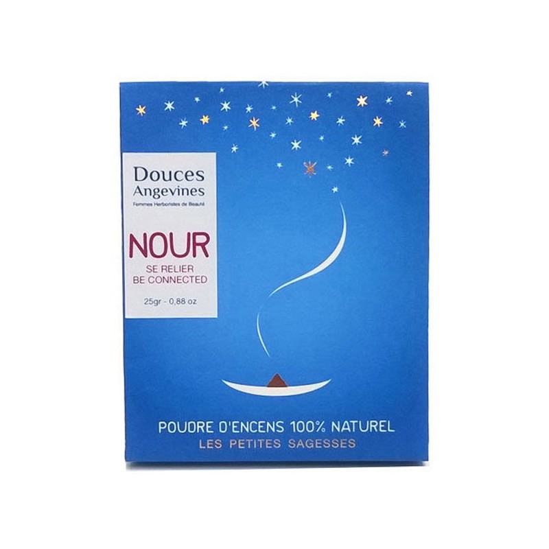 NOUR pour se relier - poudre d'encens 100% naturel - 25g - Douces Angevines