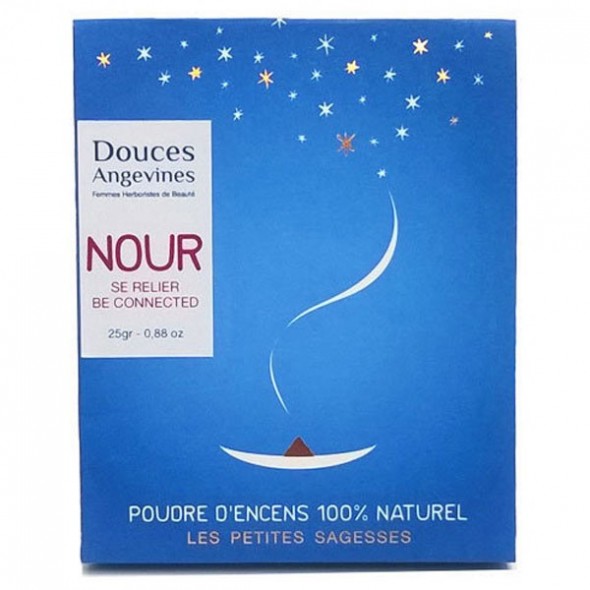 NOUR pour se relier - poudre d'encens 100% naturel - 25g - Douces Angevines