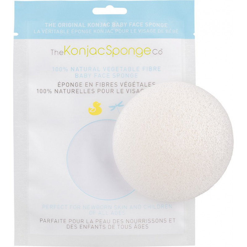Eponge Konjac Bébé - Version Visage Eponge Konjac Bébé - Version Visage
