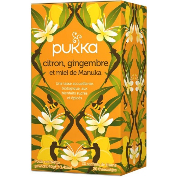 Tisane CITRON GINGEMBRE & MIEL DE MANUKA Tisane CITRON GINGEMBRE & MIEL DE MANUKA