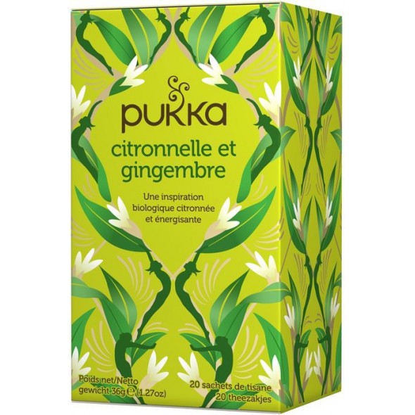 Tisane Pukka LEMONGRASS & GINGER Tisane Pukka LEMONGRASS & GINGER