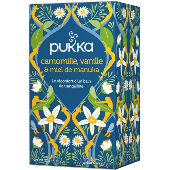 Camomille Vanille & Miel de Manuka - Pukka Camomille Vanille & Miel de Manuka - Pukka