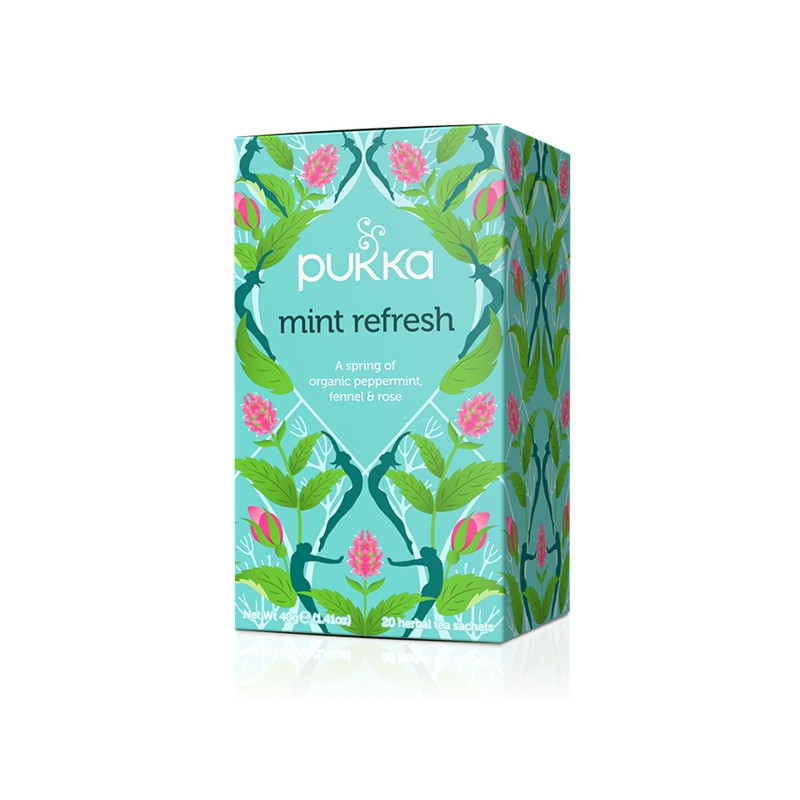 Tisane bio à la menthe, rafraîchit et rééquilibre Tisane bio à la menthe, rafraîchit et rééquilibre