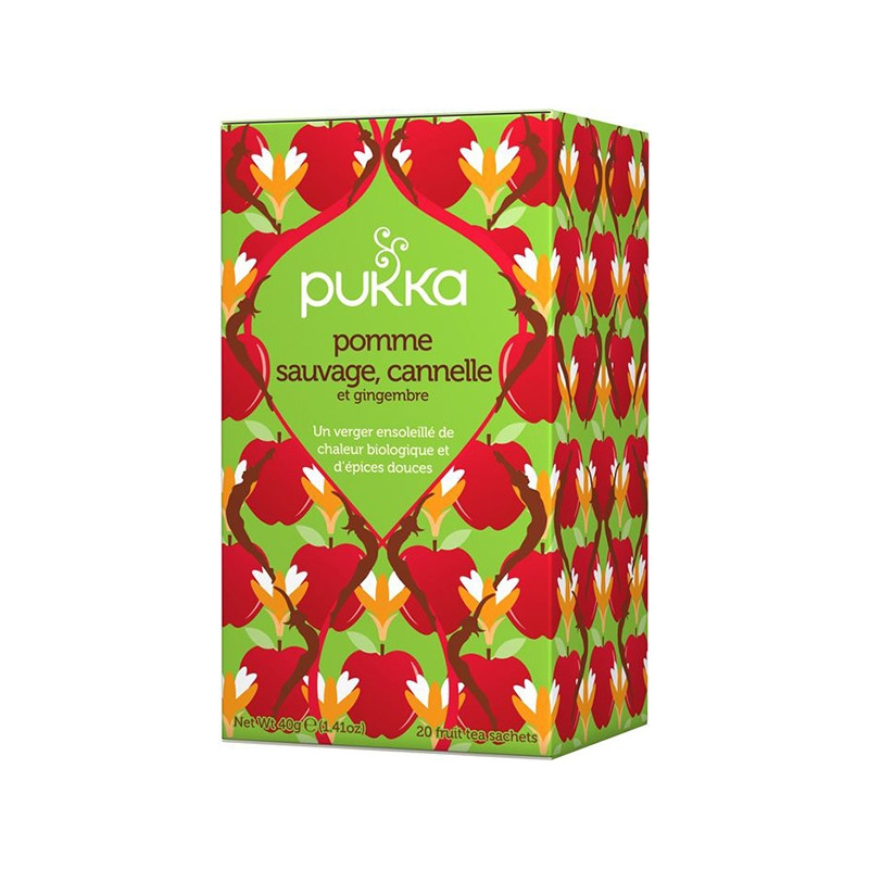 Infusion Pomme sauvage Cannelle et Gingembre Pukka