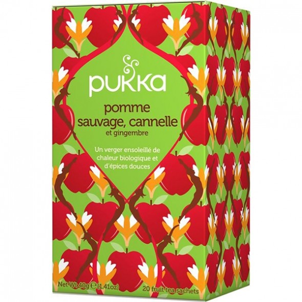Infusion Pomme sauvage Cannelle et Gingembre Pukka Infusion Pomme sauvage Cannelle et Gingembre Pukka