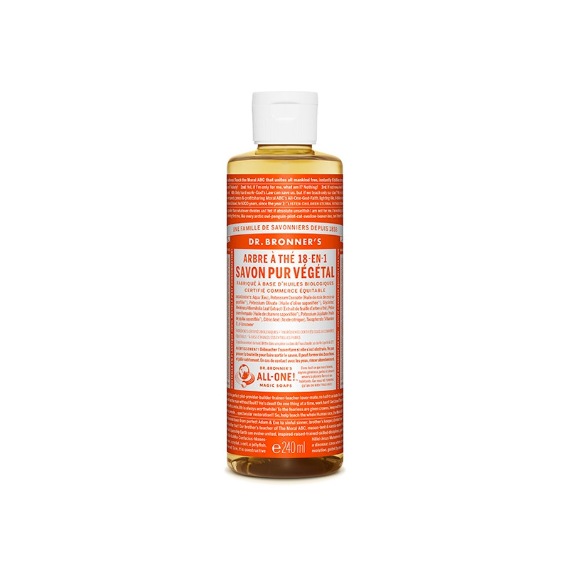 Savon liquide Tea Tree - 236 ml Dr Bronner Savon liquide Tea Tree - 236 ml Dr Bronner