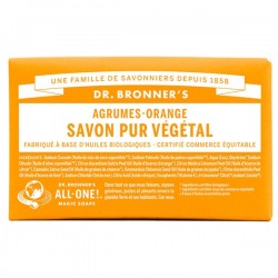 Savon Solide Pur Végétal Agrumes-Orange