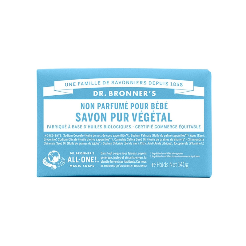 Savon Solide Pur Végétal Neutre - Non parfumé