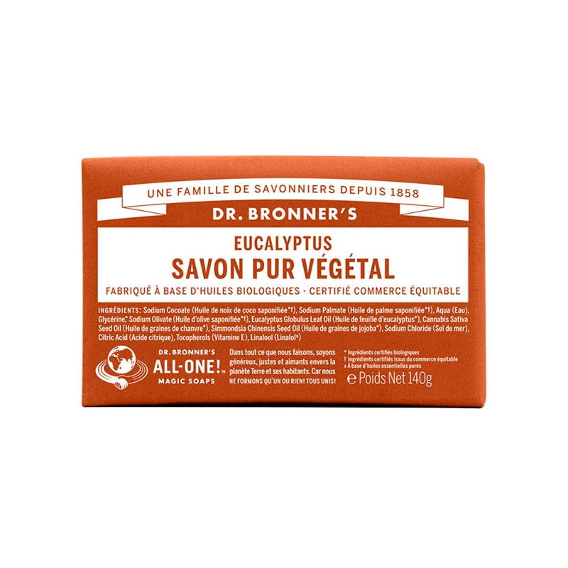 Savon Solide Pur Végétal Eucalyptus