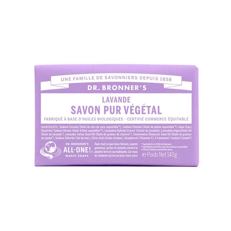 Savon Solide Pur Végétal Lavande