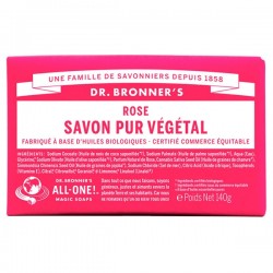 Savon Solide Pur Végétal Rose