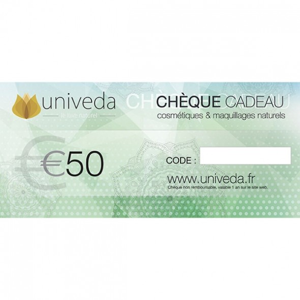 Chèque cadeau 50€