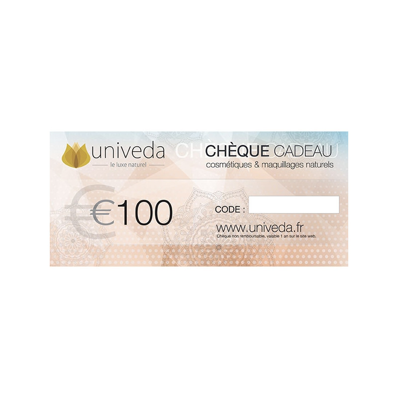 Chèque cadeau 100€