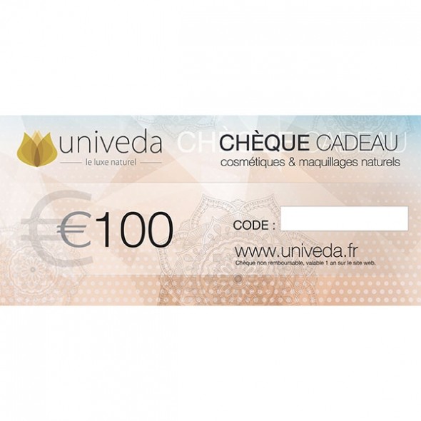 Chèque cadeau 100€