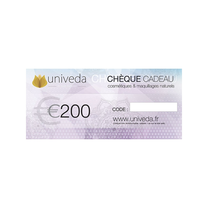 Chèque cadeau 200€