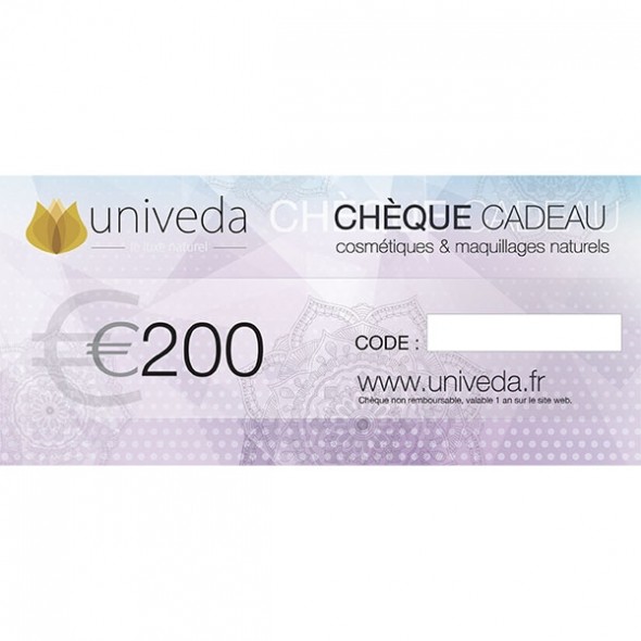 Chèque cadeau 200€