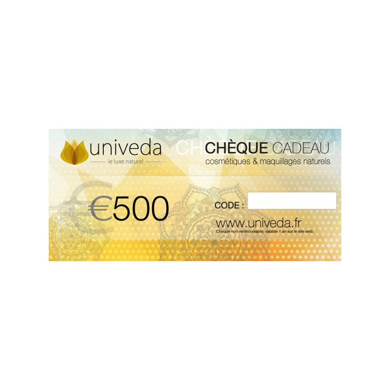 Chèque cadeau 500€