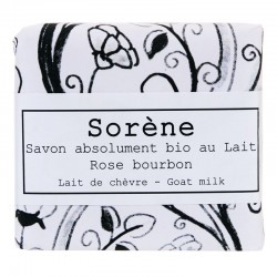 Savon absolument bio au Lait - Rose bourbon