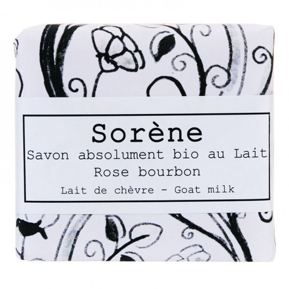 Savon absolument bio au Lait - Rose bourbon