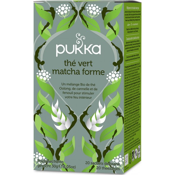 Thé vert matcha forme - PUKKA Thé vert matcha forme - PUKKA