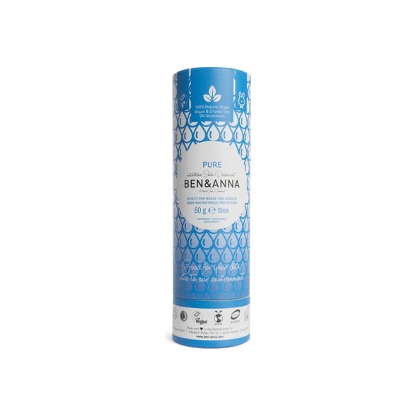Déodorant papertube - Pure - 60g Déodorant papertube - Pure - 60g