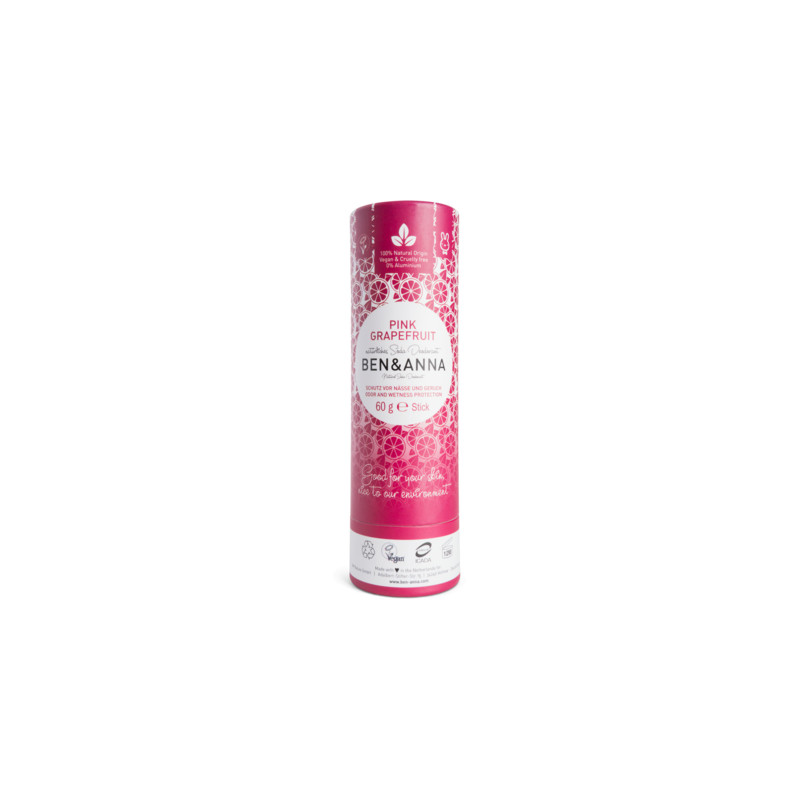 Déodorant papertube Pamplemousse Rose - 60g Déodorant papertube Pamplemousse Rose - 60g