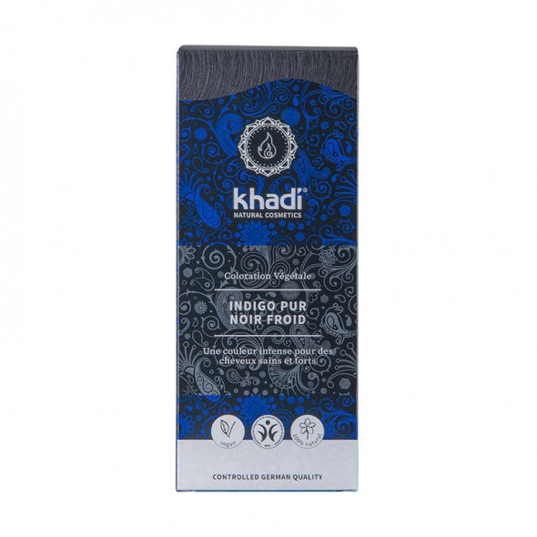 Coloration Végétale Khadi Indigo pur Noir Froid Coloration Végétale Khadi Indigo pur Noir Froid