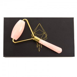 mouvement visage Face Roller Yù Quartz Rose rouleau de quartz rose