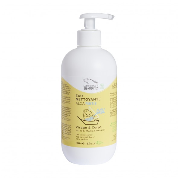 Eau nettoyante visage & corps - 500 ml