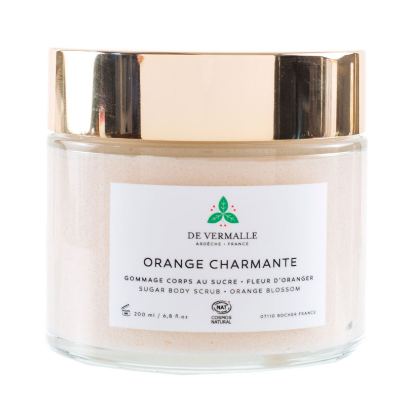 Gommage corps au sucre Orange Charmante DE VERMALLE