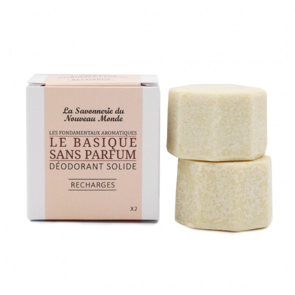 Recharges Déodorant Zéro déchet LE BASIQUE sans parfum Recharges Déodorant Zéro déchet LE BASIQUE sans parfum