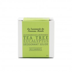 recharges de Déodorant zero dechet au TEA TREE La Savonnerie du Nouveau Monde