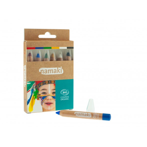 Kit de 6 crayons de maquillage Arc-en-Ciel Kit de 6 crayons de maquillage Arc-en-Ciel