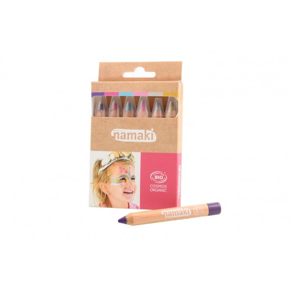 Kit de 6 crayons de maquillage Mondes Enchantés Kit de 6 crayons de maquillage Mondes Enchantés