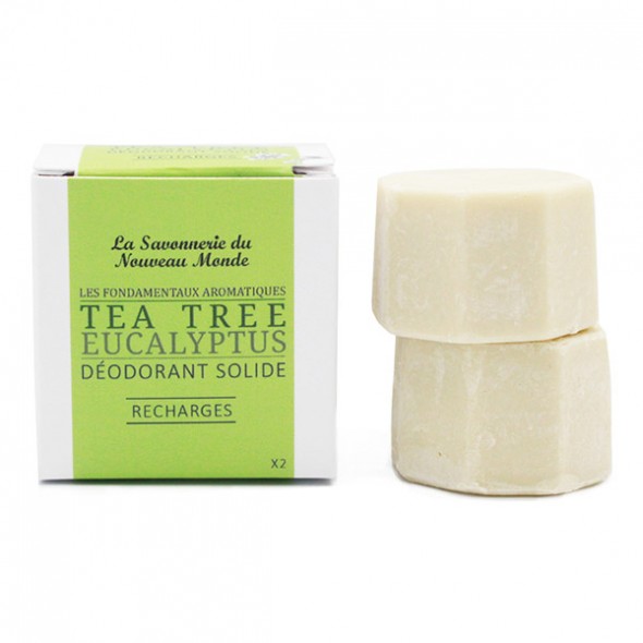 recharges de Déodorant zero dechet au TEA TREE La Savonnerie du Nouveau Monde recharges de Déodorant zero dechet au TEA TREE La Savonnerie du Nouveau Monde