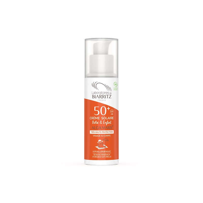 Crème Solaire Bio Enfant SPF 50+