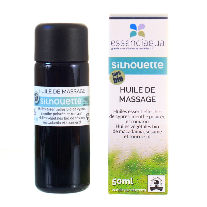 Huile de massage Silhouette de Essenciagua