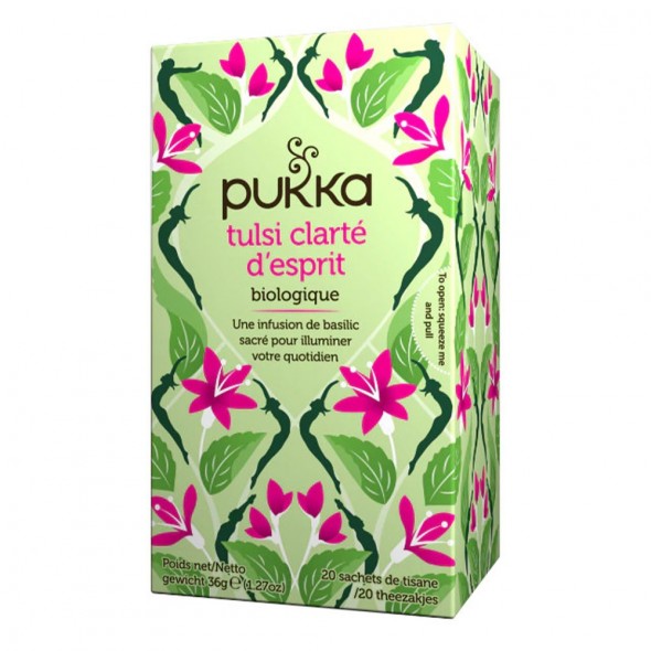 Infusion biologique Tulsi clarté d'esprit Infusion biologique Tulsi clarté d'esprit