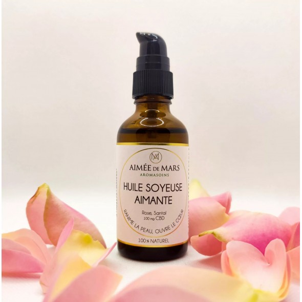 Packshot Huile soyeuse Aimante Aimée de Mars Packshot Huile soyeuse Aimante Aimée de Mars