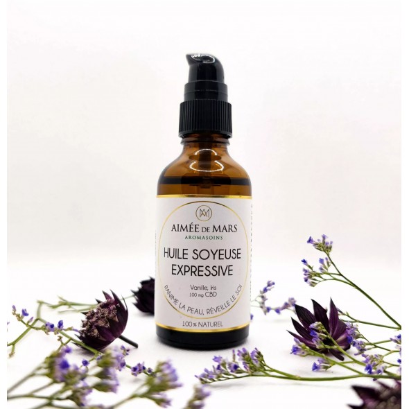 Packshot Huile soyeuse Expressive Aimée de Mars Packshot Huile soyeuse Expressive Aimée de Mars