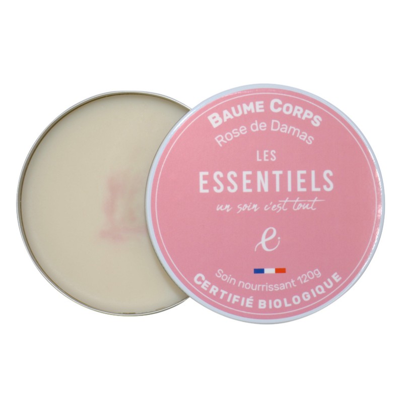 Baume corps bio Rose de Damas 120 gr