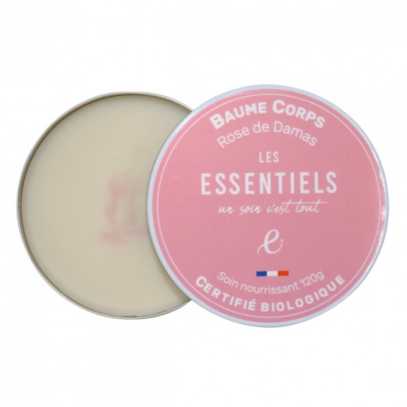 Baume corps bio Rose de Damas 120 gr