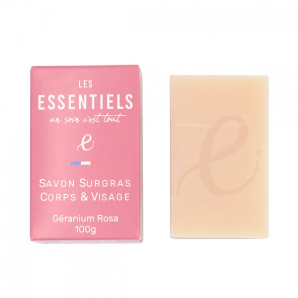 Savon Géranium Rosa - Les Essentiels