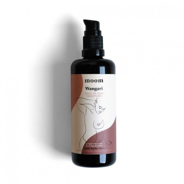 WANGARI - Huile de soin vergetures - Moom skincare WANGARI - Huile de soin vergetures - Moom skincare