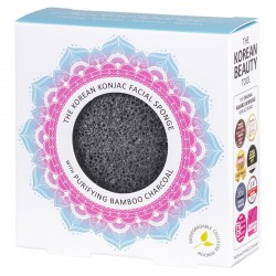 Eponge Konjac au Charbon de Bambou