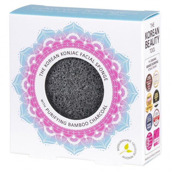 Eponge Konjac au Charbon de Bambou Eponge Konjac au Charbon de Bambou