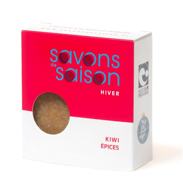 Savon Kiwi Epices (Saison Hiver) - 100g Savon Kiwi Epices (Saison Hiver) - 100g