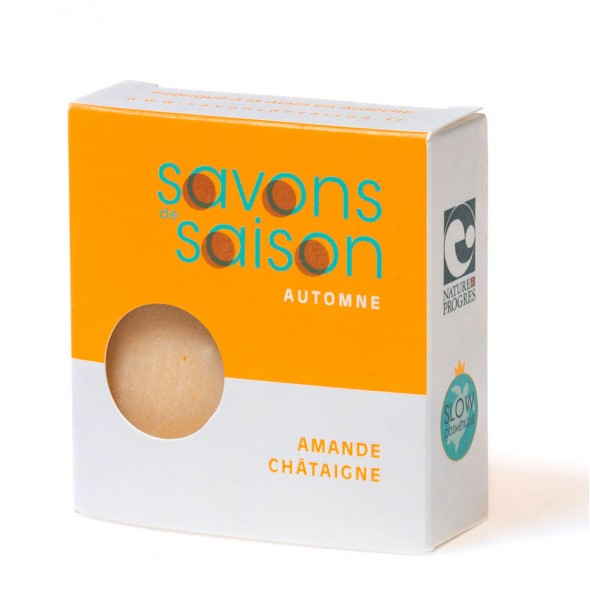 Savon Amande Châtaigne (saison Automne) - 100 g Savon Amande Châtaigne (saison Automne) - 100 g