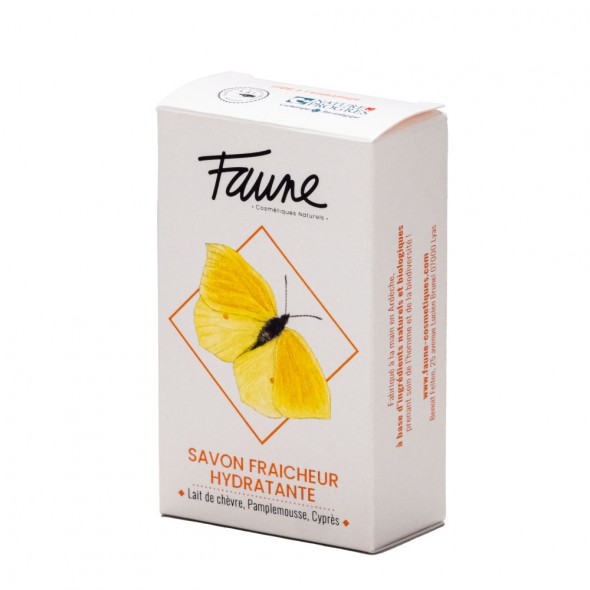 savon bio Faune fraicheur hydratante